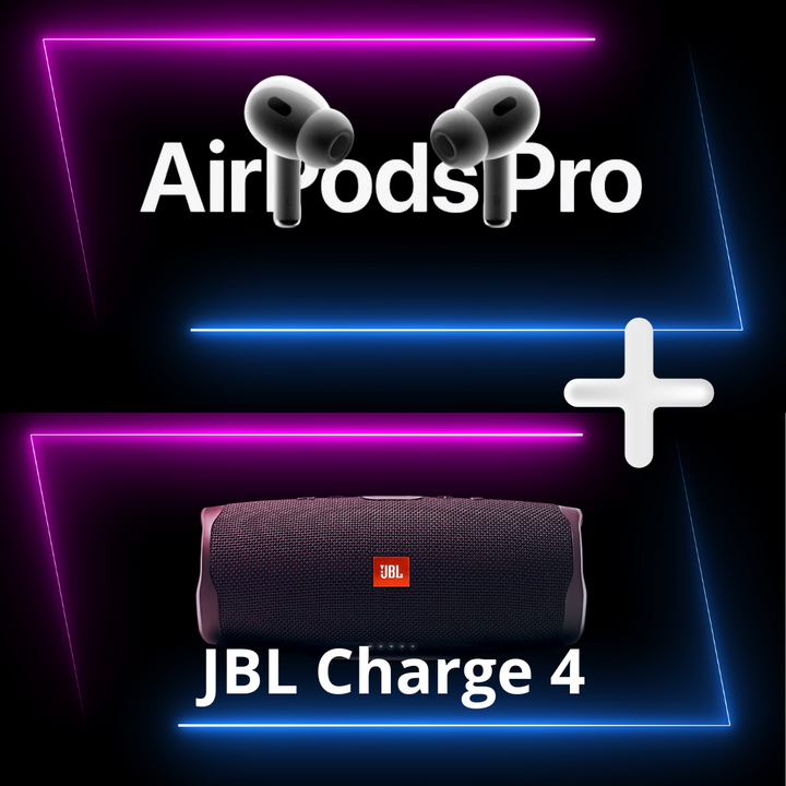 Audífonos AirPoods 2 + Parlante JBL Charge 4